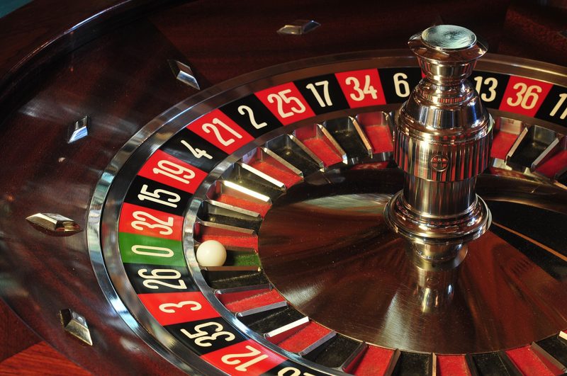 Roulettekessel in einer Spielbank